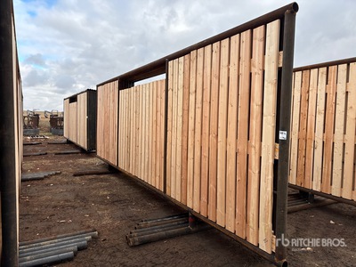 Quantity of (6) 24 ft x 8 ft 6 in Wind Fence (Unused)