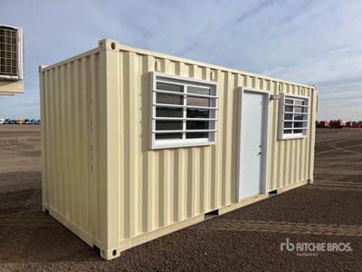 2025 20 ft x 8 ft Skid-Mounted Mobile Office (Unused)