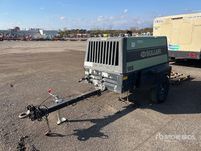 2018 Sullair 185 185 cfm Mobile Luchtcompressor