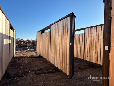 Quantity of (4) 24 ft x 8 ft 6 in Valla de viento (Unused)