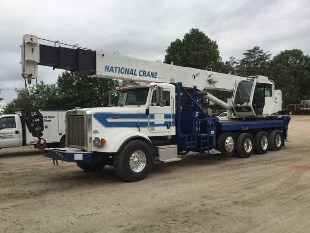National Crane NBT45 Straight Boom on 2011 Peterbilt 367 Quad/A Truck
