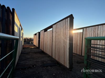 Quantity of (4) 24 ft x 8 ft 6 in Valla de viento (Unused)