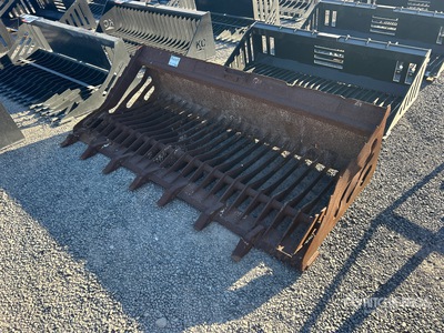 80 in Rock Skid Steer Bucket
