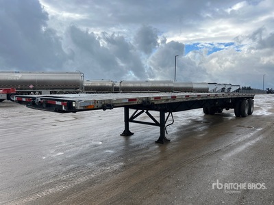 2000 Lode King 48 ft T/A Flatbed Trailer