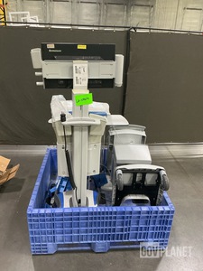 (1) Rubbermaid Laptop Cart & (1) GE Mac 5500 HD Electrocardiograph System