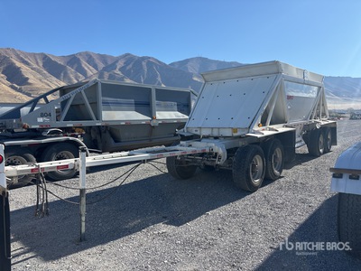 2022 Ranco 15 ft Quad/A Turntable Pup Belly Dump Trailer