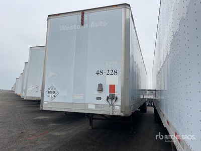 2000 Utilty 48 ft x 102 in T/A Job Site Van Trailer