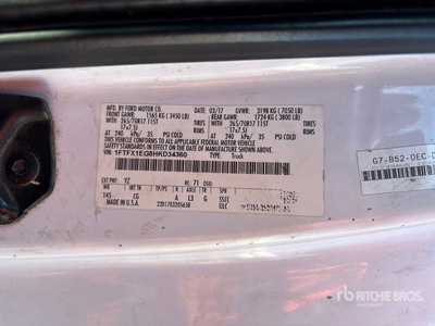 2017 Ford F-150 4x4 Extended Cab Pickup