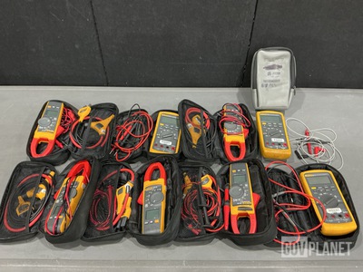 (8) Assorted Fluke Testing Meters