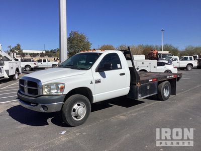 2007 Dodge Ram 3500 4x2 Flatbed Truck