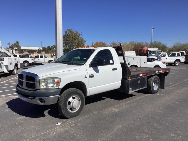2007 Dodge Ram 3500 4x2 Flatbed Truck