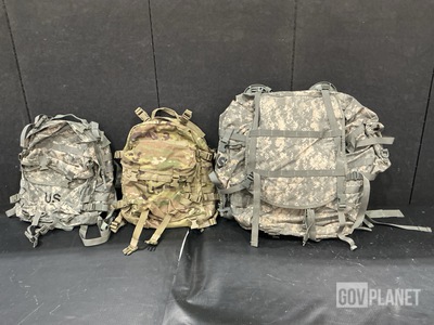 (5) Large Field Pack Sets, (10) Field Packs & Assorted Items