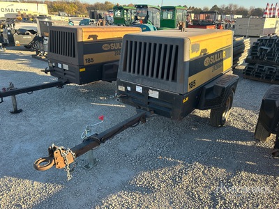 2020 Sullair 185DPQCAT 185 cfm Mobile Luchtcompressor