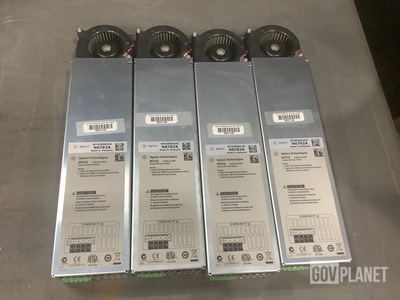 (4) Agilent Technologies N6762A DC Power Modules