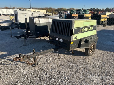 2018 Sullair 185DPQ-KUB 185 cfm Mobile Air Compressor