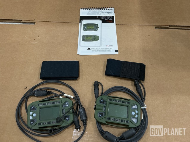 Surplus (2) Harris Falcon III Remote Keypad Display Units in North