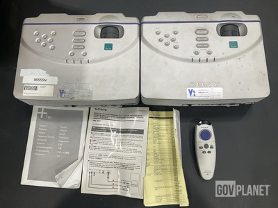 (2) Sony VPL-CS1 LCD Data Projectors