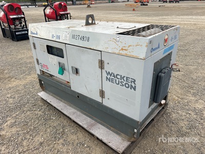 2014 Wacker G-25 19.5 kW Skid-Mounted Generator Set