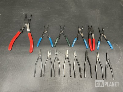 (68) Pairs of Assorted Retaining Ring Pliers