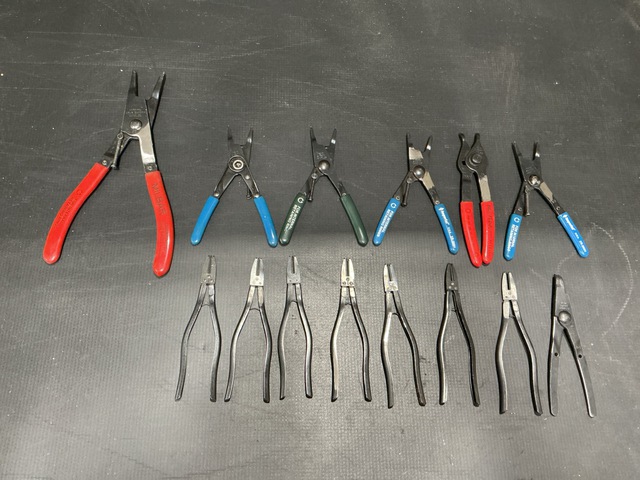 (68) Pairs of Assorted Retaining Ring Pliers