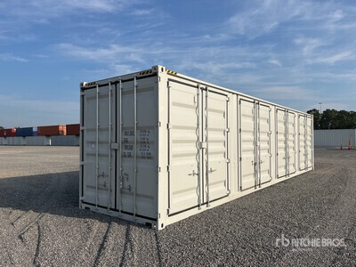 2025 40 ft High Cube Multi-Door Storage Container