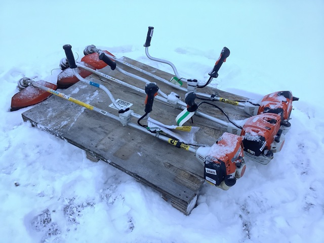 (3) Stihl String Trimmers