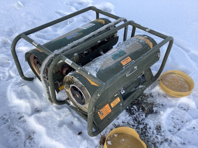 (2) HDT MTH35SP Liquid Fuel Self-Powered Space Heaters