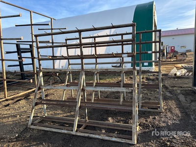 Quantity of (2) Steel Flange Scaffalature