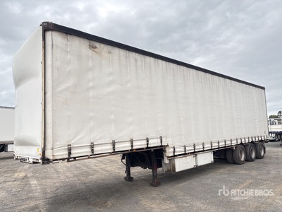 2003 Barker 13.4 m Tri/A Step Deck Rimorchio centinato