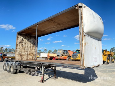 1997 Freightmaster 7.2 m Tri/A B-Double Lead Curtain Side Trailer
