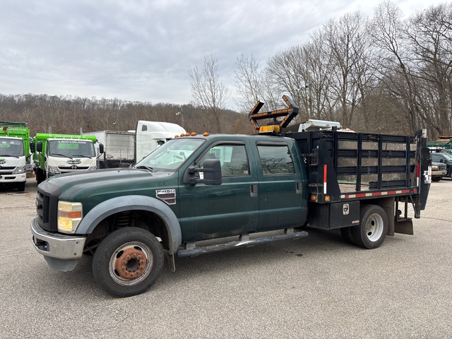 2008 Ford F-450 XL 4x2 Crew Cab Flatbed Truck