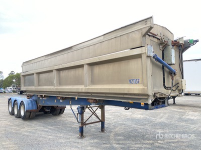 2001 ITT 8 m Tri/A B-Double Lead Remolque de descarga lateral