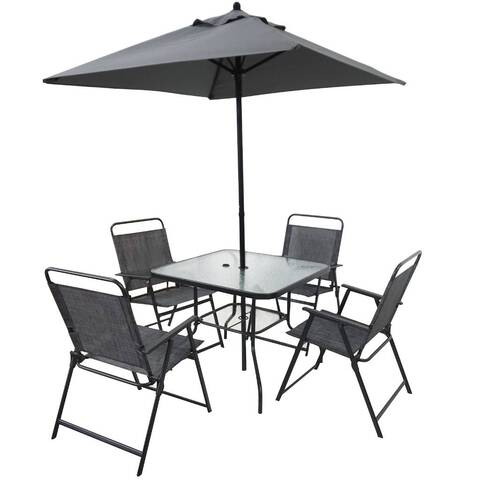 Chery Industrial Patio Dining Set (Unused)