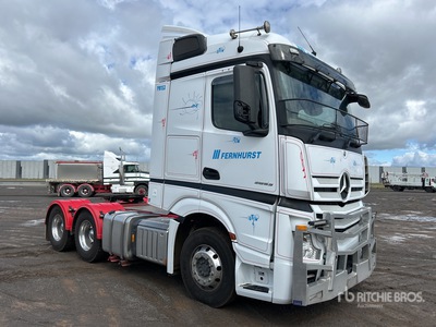 2020 Mercedes-Benz Actros 2653 6x4 3- Achs Sattelzugmaschine mit Schlafkabine