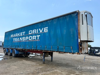 1998 Haulmark 13.1 m Tri/A Tautliner Kühl-Anhänger