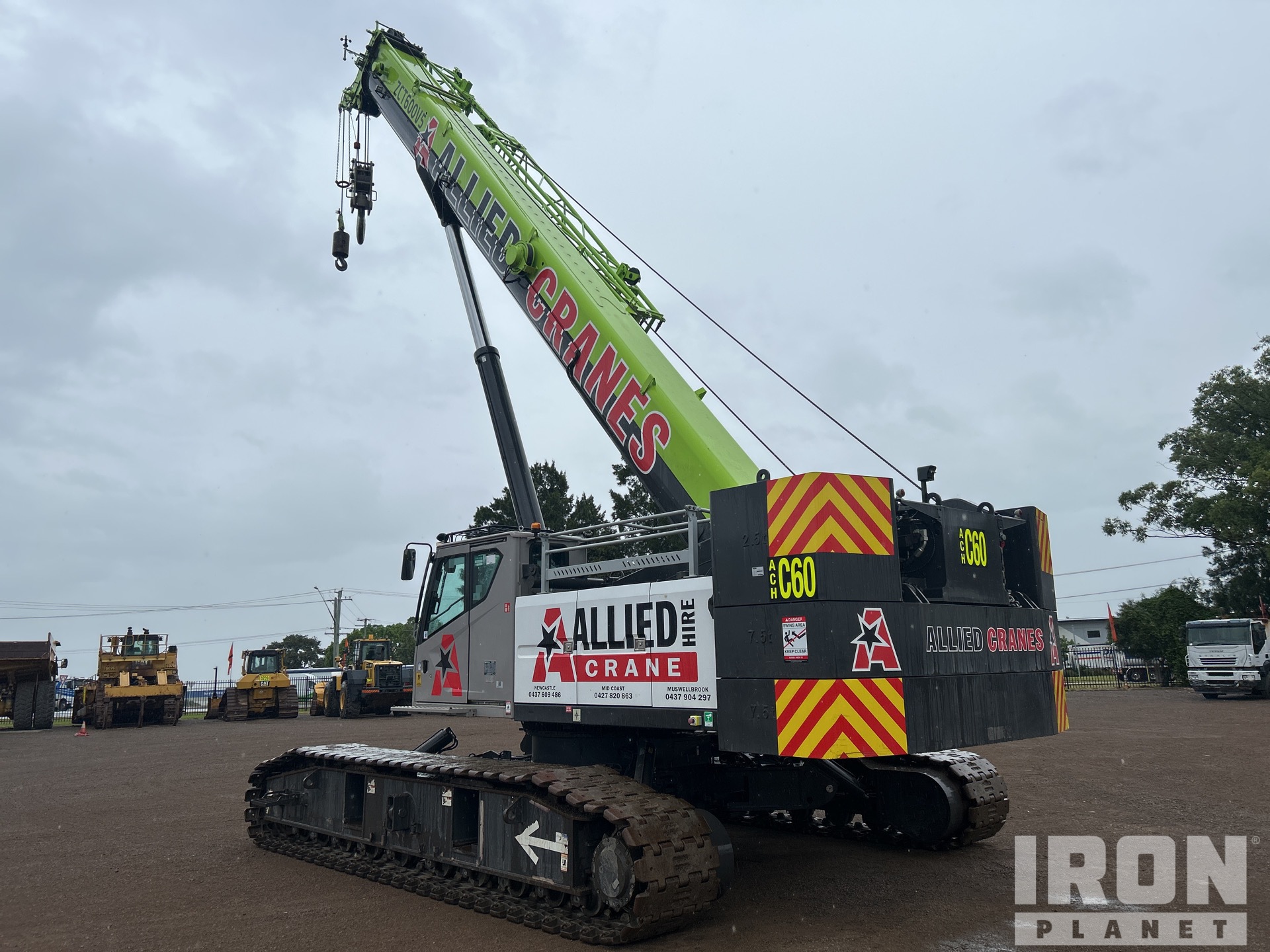 2024 Zoomlion ZCT600V532 60 ton Telescopic Crawler Crane in