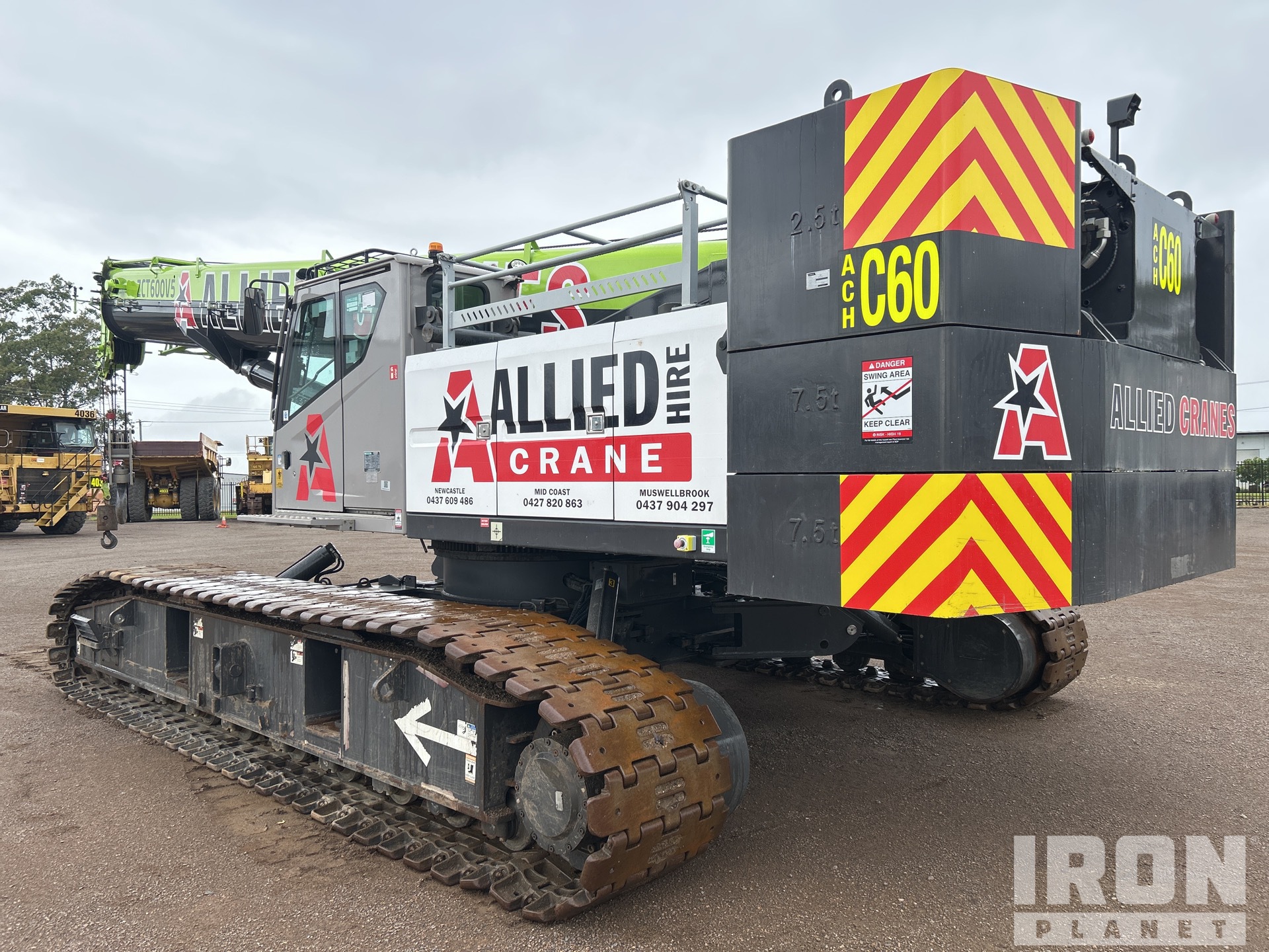 2024 Zoomlion ZCT600V532 60 ton Telescopic Crawler Crane in