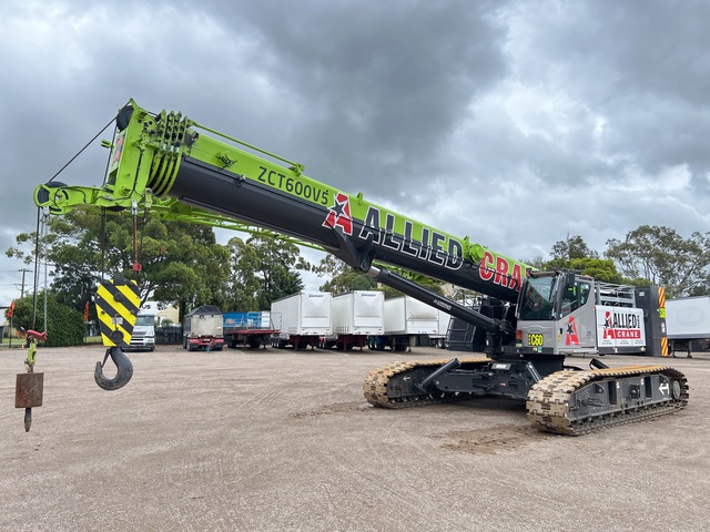 2024 Zoomlion ZCT600V532 60 ton Telescopic Crawler Crane