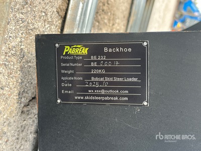 2025 PABREAK BE-232 Pelle arrière pour chargeuse à différentiel (Unused)