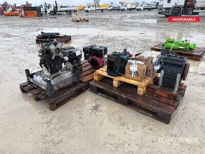 Quantity of (3) Pallets of Engine (Inoperable)