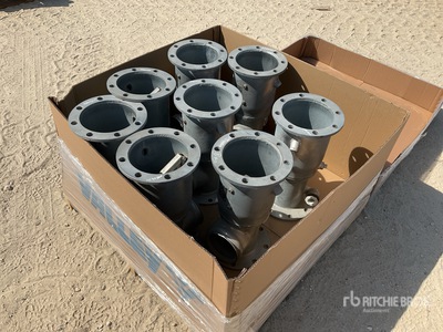 Quantity of (8) Kroy-Midwest CVMW6 6'' Galv Check Valve (Unused)