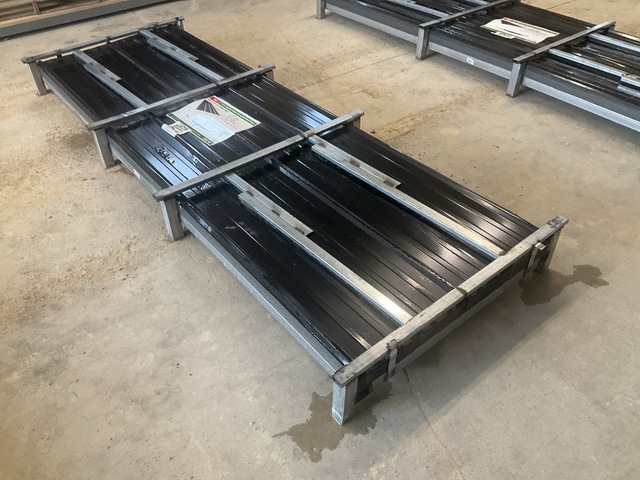 (100) Piece Lot of 10' Long Corrugated Steel Panels (100) Piece Lot of 10' Long Corrugated Steel Panels
