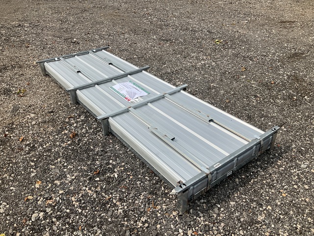(100) Piece Lot of 10' Long Corrugated Steel Panels (100) Piece Lot of 10' Long Corrugated Steel Panels