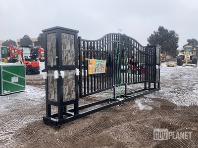 Suihe 20' Farm Iron Driveway Gate - Unused