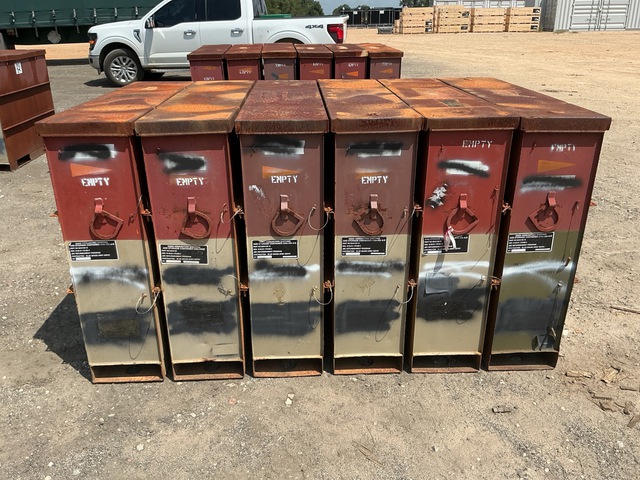 (6) JMC CNU-332A/E 30mm Ammunition Storage Containers