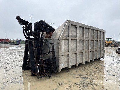 w/ 1992 Jonsered 790 Crane Kontener Roll-Off