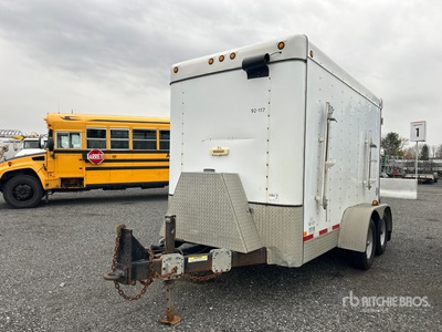 2008 Olympique Mobile Inc. 12 ft T/A Enclosed Trailer