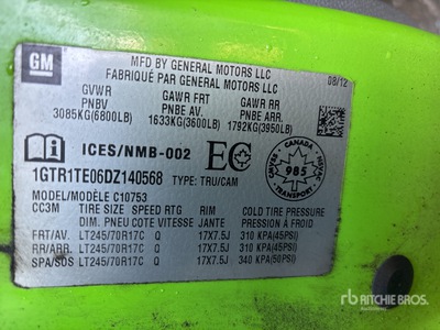 2013 GMC Sierra 1500 4x2 Extended Cab بيك اب