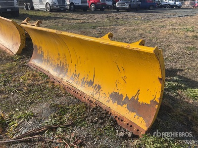 Craig 12 ft 2 Way Snow Plow - Fits Wheel Loader