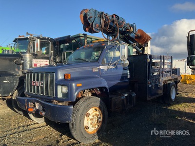 Pitman Polecat on 2001 GMC C7500 4x2 Camion excavadora (Inoperable)